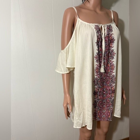Show Me Your Mumu Bonnaroo Festival Boho Mini Dress Size Medium NWT - Picture 4 of 7
